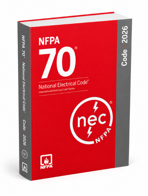 NFPA 70 National Electrical Code 2026 NEC Code Book, ISBN 9781455932207