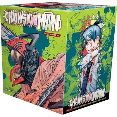 Chainsaw Man Manga Box Set: Includes volumes 1-11, ISBN 9781974741427