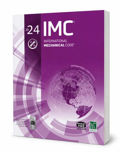 2024 International Mechanical Code (IMC) Book, ISBN 9781959851769