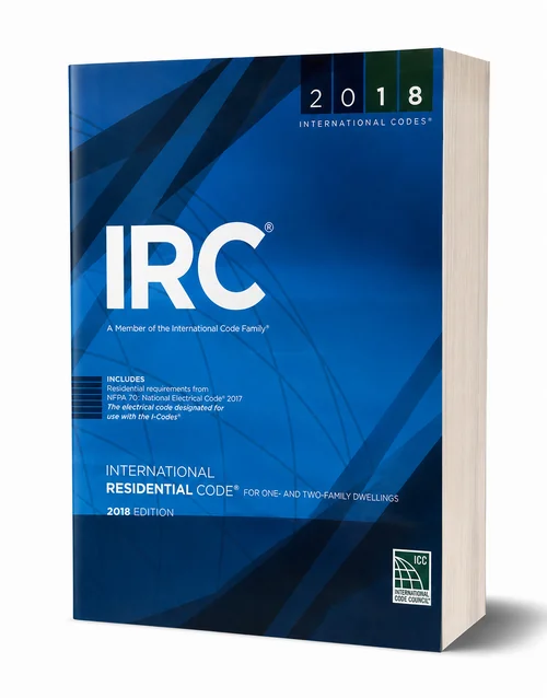 2018 International Residential Code (IRC) for One and Two Family Dwellings, ISBN 9781609837372