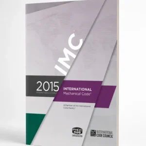 2015 International Mechanical Code (IMC) Book, ISBN 9781609834791