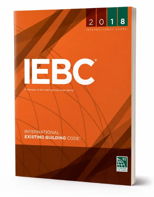 2018 International Existing Building Code (IEBC) Book, ISBN 9781609837525