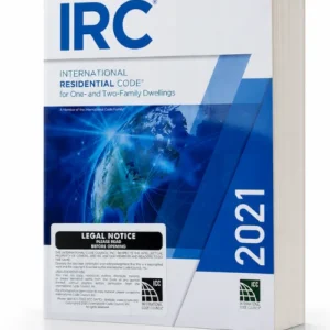 2021 International Residential Code (IRC) Book, ISBN 9781609839574