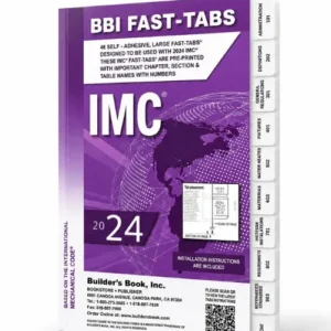 International Mechanical Code (IMC) BBI Fast Tabs 2024 Edition, ISBN 9781622704040