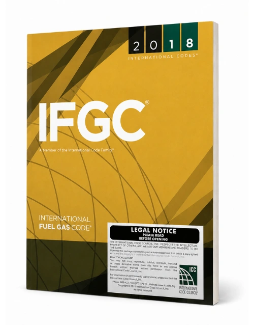 2018 International Fuel Gas Code (IFGC) Book, ISBN 9781609837419