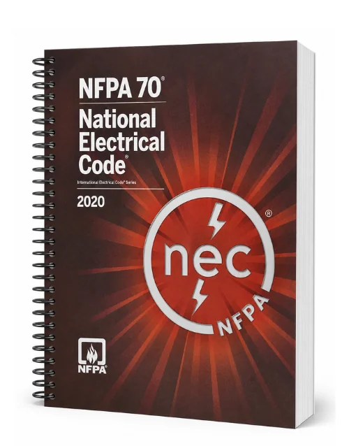 NFPA 70 National Electrical Code (NEC) 2020 Edition Spiral Bound, ISBN 9781455922994