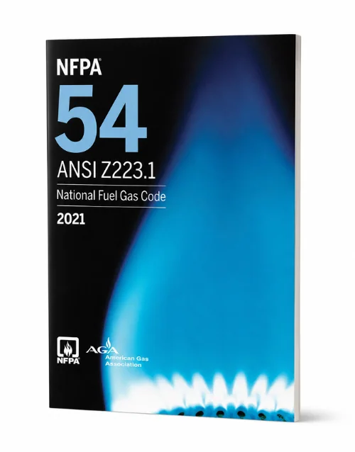 NFPA 54 ANSI Z223.1 – National Fuel Gas Code 2021 Edition, ISBN 9781455926237