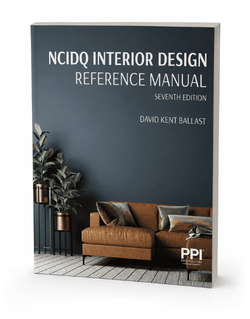 PPI NCIDQ Interior Design Reference Manual 7th Edition, ISBN 9781591268420