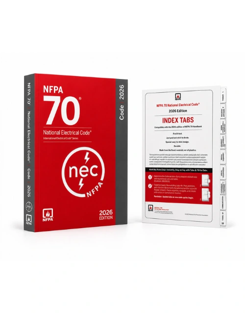 NFPA 70 NEC 2026 Code Paperback with Index Tabs