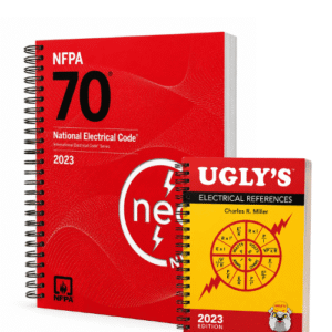 NFPA 70 NEC 2023 Spiral with Ugly’s Electrical References 2023 Edition Spiral Bound