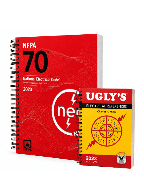 NFPA 70 NEC 2023 Spiral with Ugly’s Electrical References 2023 Edition Spiral Bound