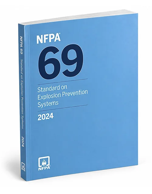 NFPA 69 Standard on Explosion Prevention Systems 2024 Edition, ISBN 9781455931163